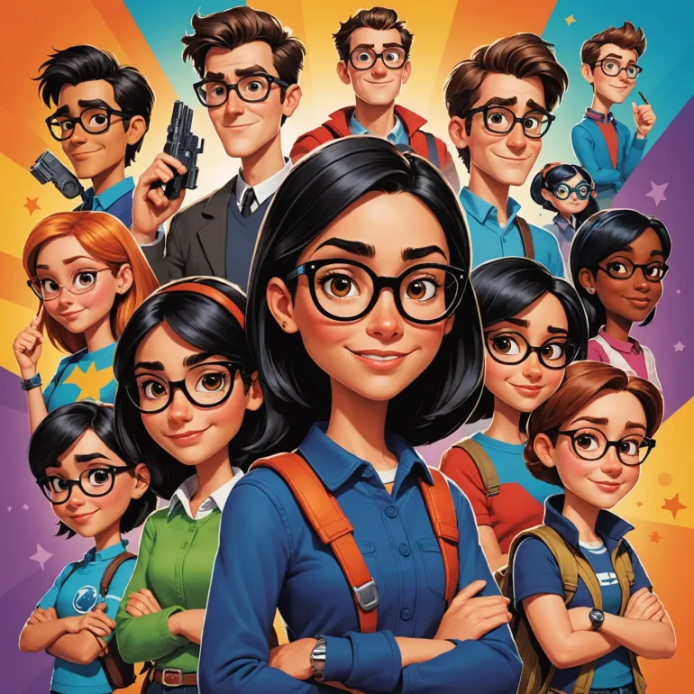 Мультфильмы: почему персонаж в очках из мультфильма — это больше, чем просто образ